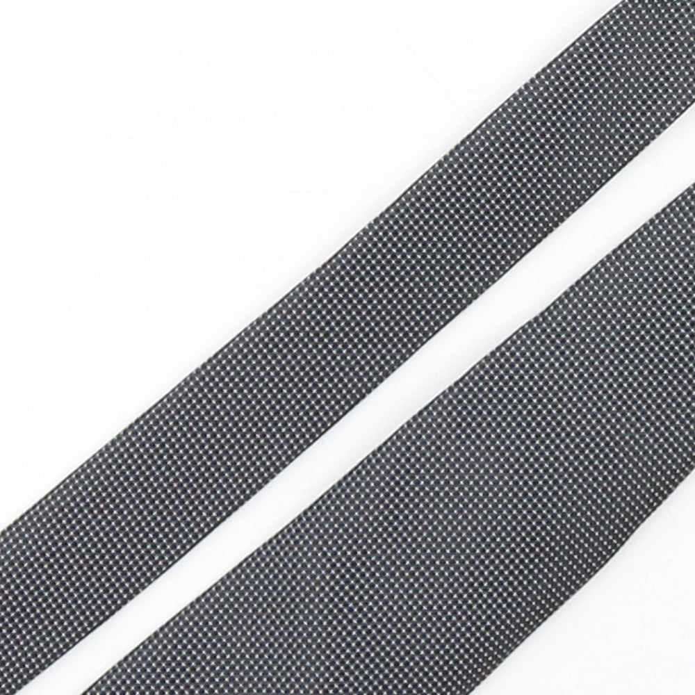 Mens Burton Grey Polka Dot  Pointed Tie