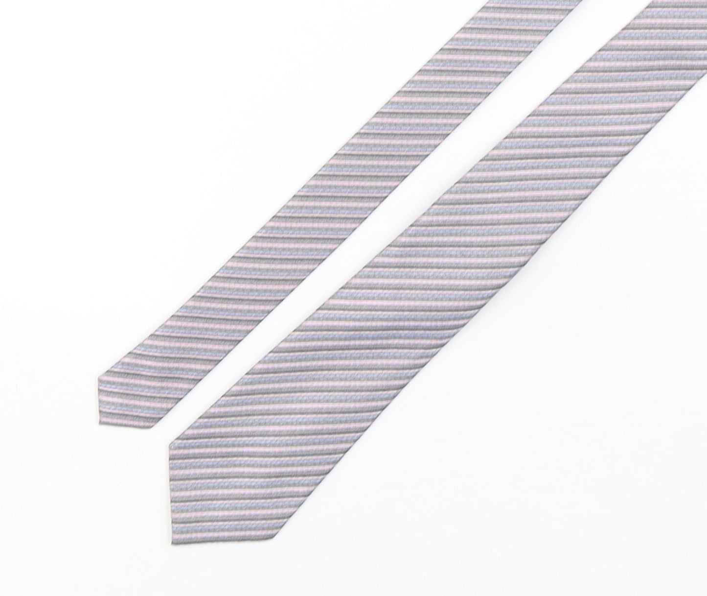 Mens Taylor & Wright Multicoloured Striped  Pointed Tie