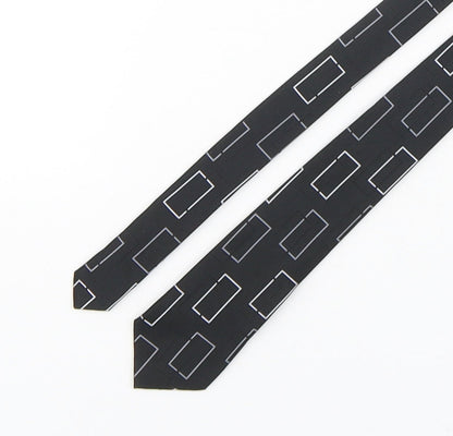 Device Mens Multicoloured Geometric Polyester Pointed Tie One Size
