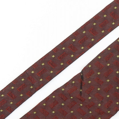 Mens Cezan Multicoloured Geometric  Pointed Tie