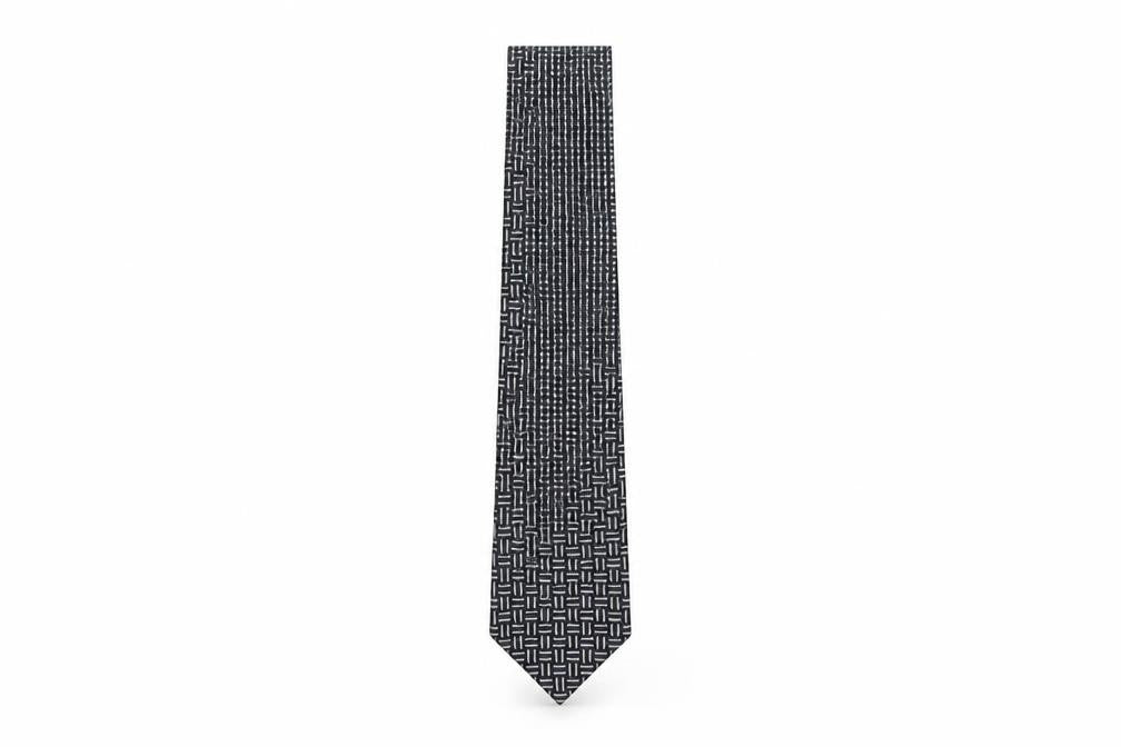 Mens Marks and Spencer Multicoloured Geometric  Pointed Tie