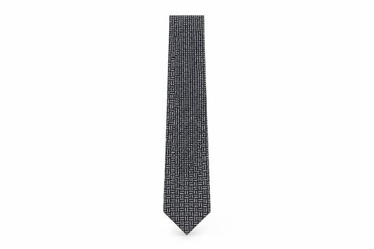 Front view of Marks & Spencer men’s multicoloured geometric polyester pointed tie one size
