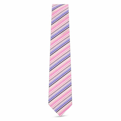 Mens Hathaway Multicoloured Striped  Pointed Tie