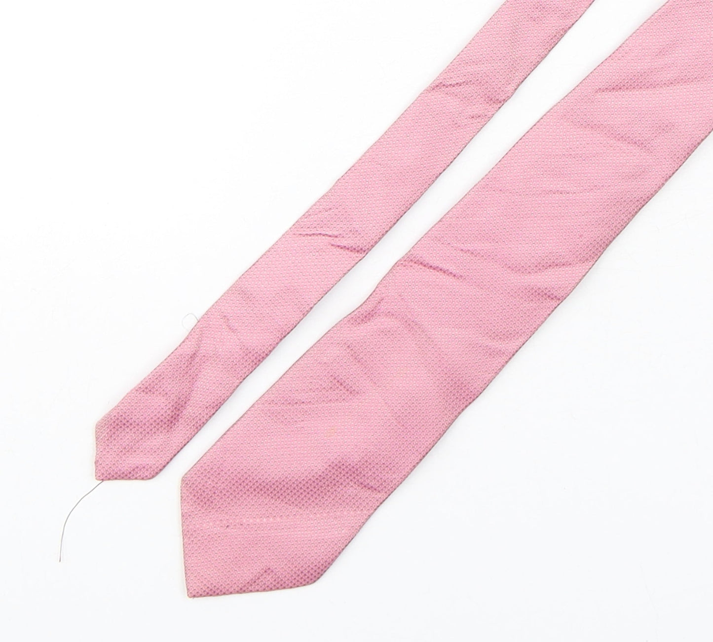 Mens BHS Pink Grenadine  Pointed Tie