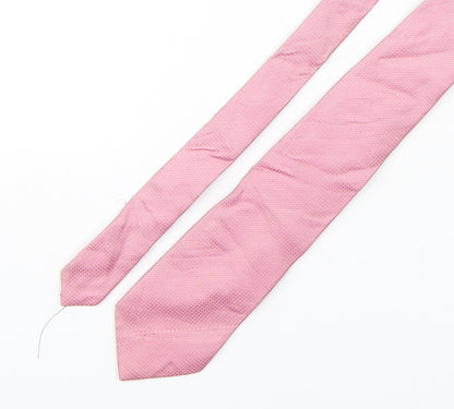 Mens BHS Pink Grenadine  Pointed Tie