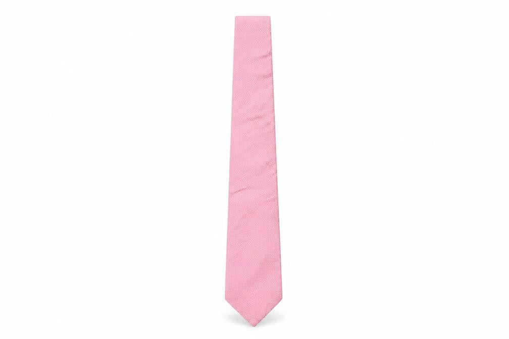 Mens BHS Pink Grenadine  Pointed Tie