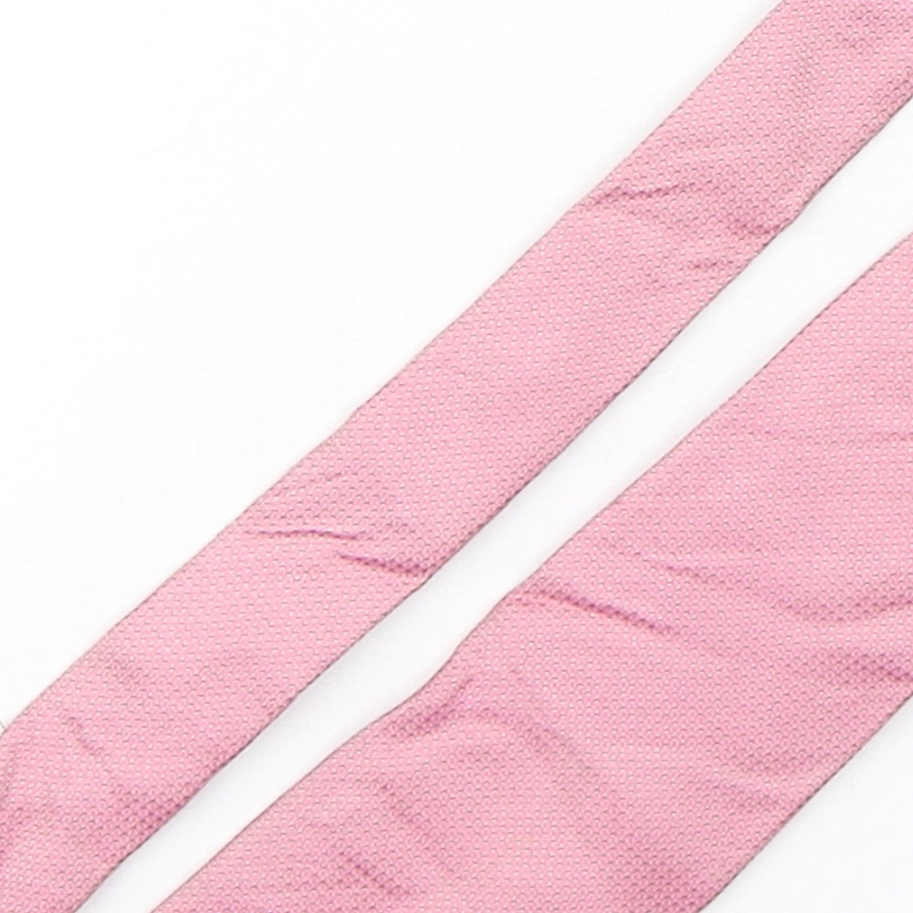 Mens BHS Pink Grenadine  Pointed Tie