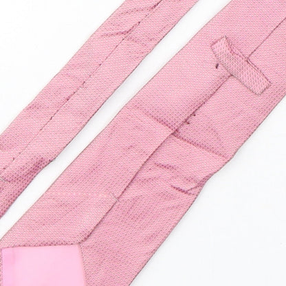 Mens BHS Pink Grenadine  Pointed Tie