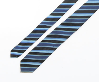 NEXT Mens Multicoloured Striped Polyester Pointed Tie One Size