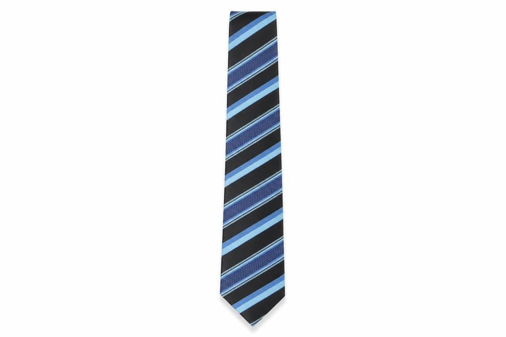 Mens NEXT Multicoloured Striped  Pointed Tie
