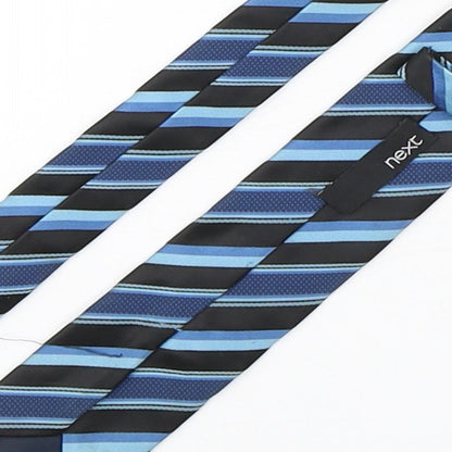 NEXT Mens Multicoloured Striped Polyester Pointed Tie One Size