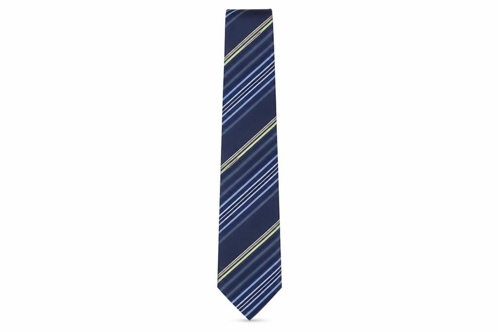 Mens NEXT Multicoloured Striped  Pointed Tie
