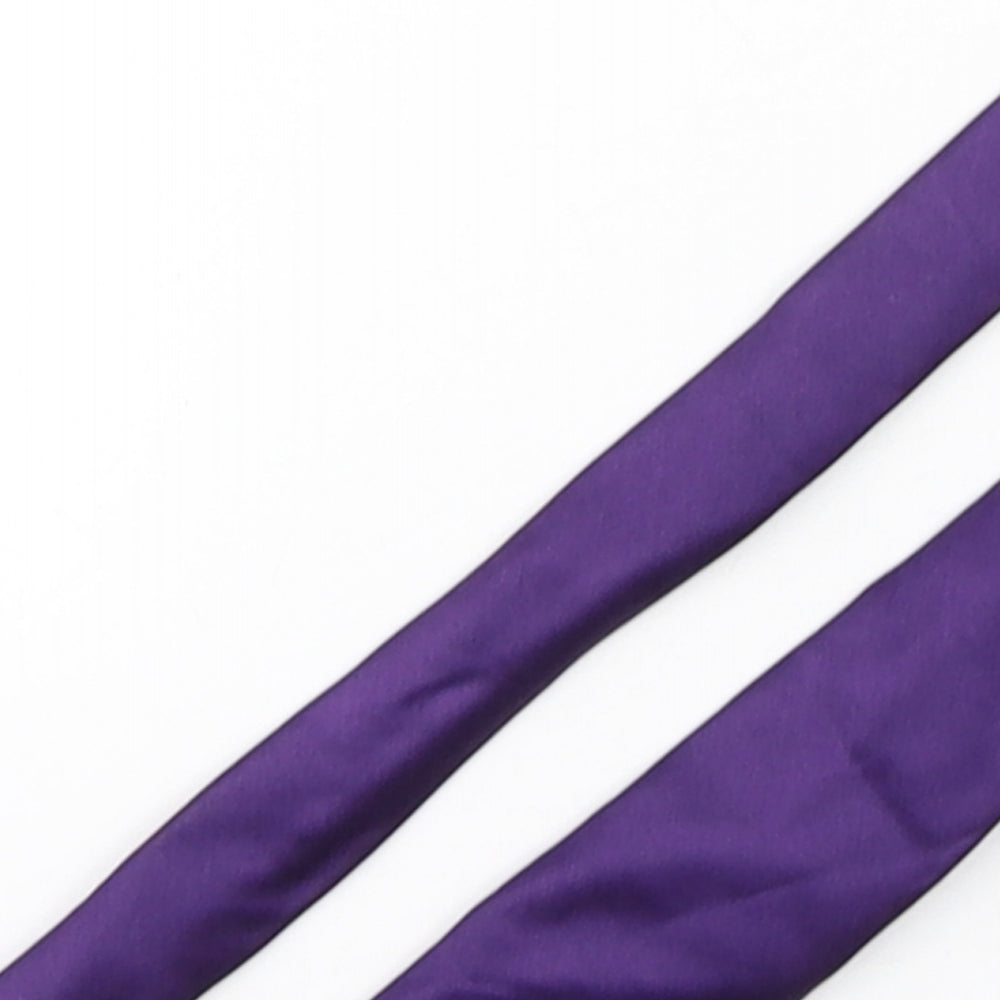 Pink  Mens Purple  Silk Pointed Tie One Size