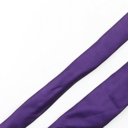 Pink  Mens Purple  Silk Pointed Tie One Size