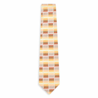 Front view of Althrupp & Peel men’s multicoloured plaids & checks silk pointed tie one size