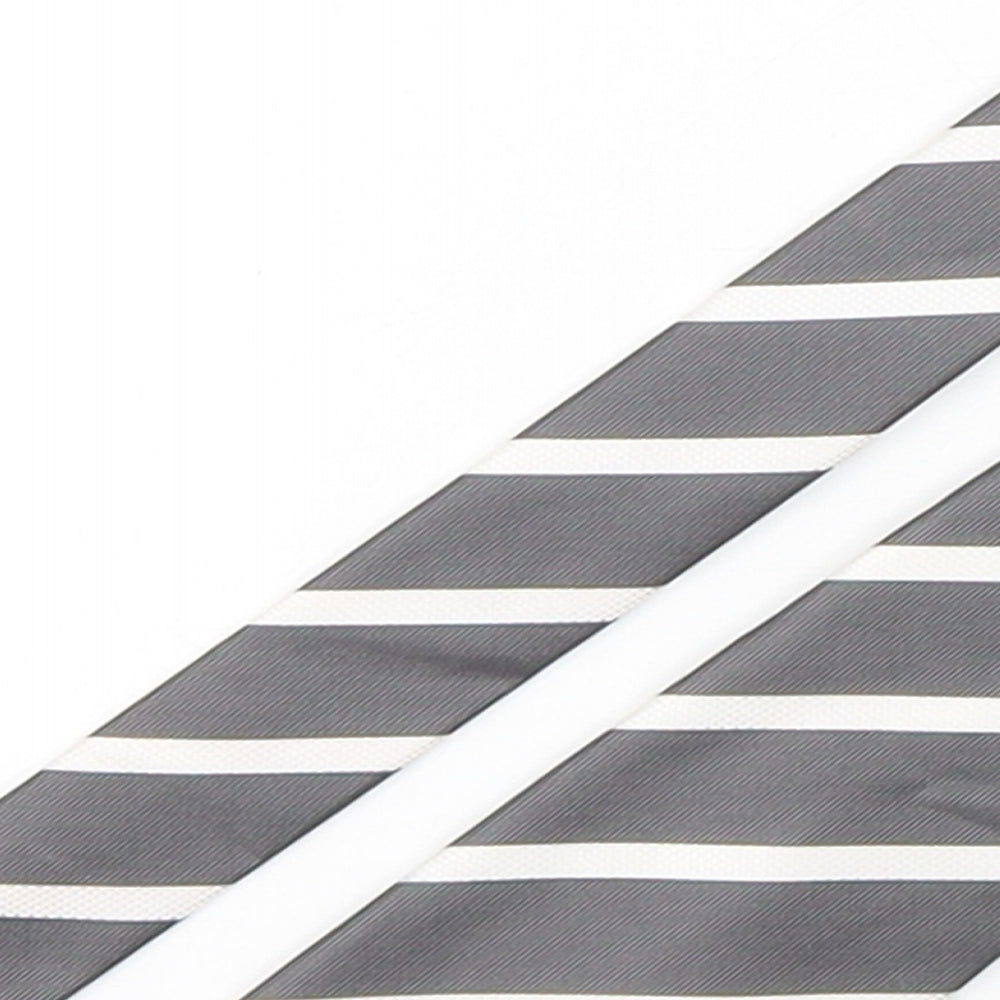 Mens Greenwoods Multicoloured Striped  Pointed Tie