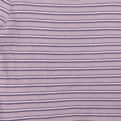 Womens UK Size 10 Arista Purple Basic T-Shirt