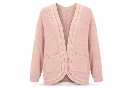 Womens UK Size S SheIn Pink Cardigan Jumper