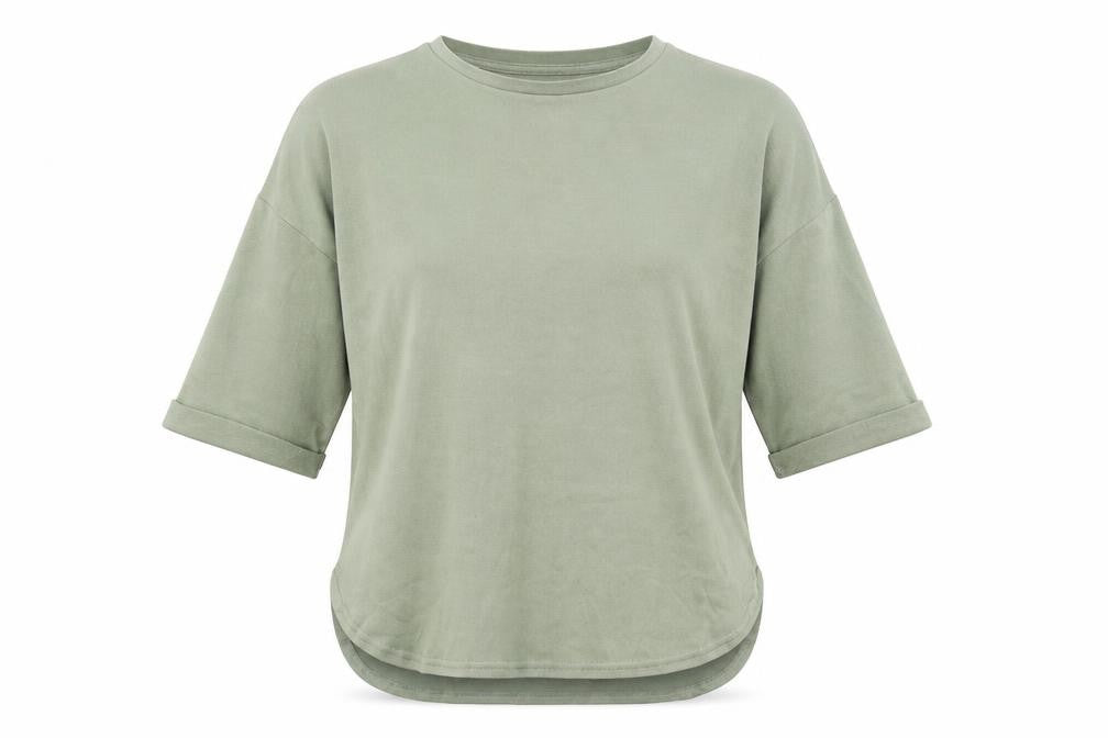 Womens UK Size S New Look Green Basic Blouse