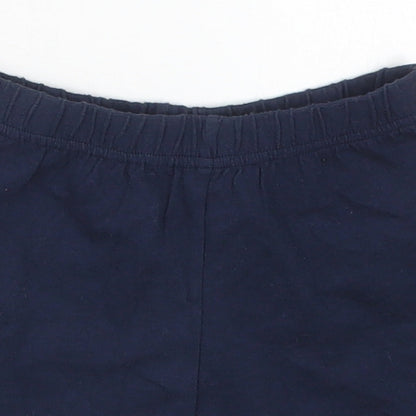 Young Dimensions Boys Blue  Cotton Sweat Shorts Size 9-10 Years  Regular