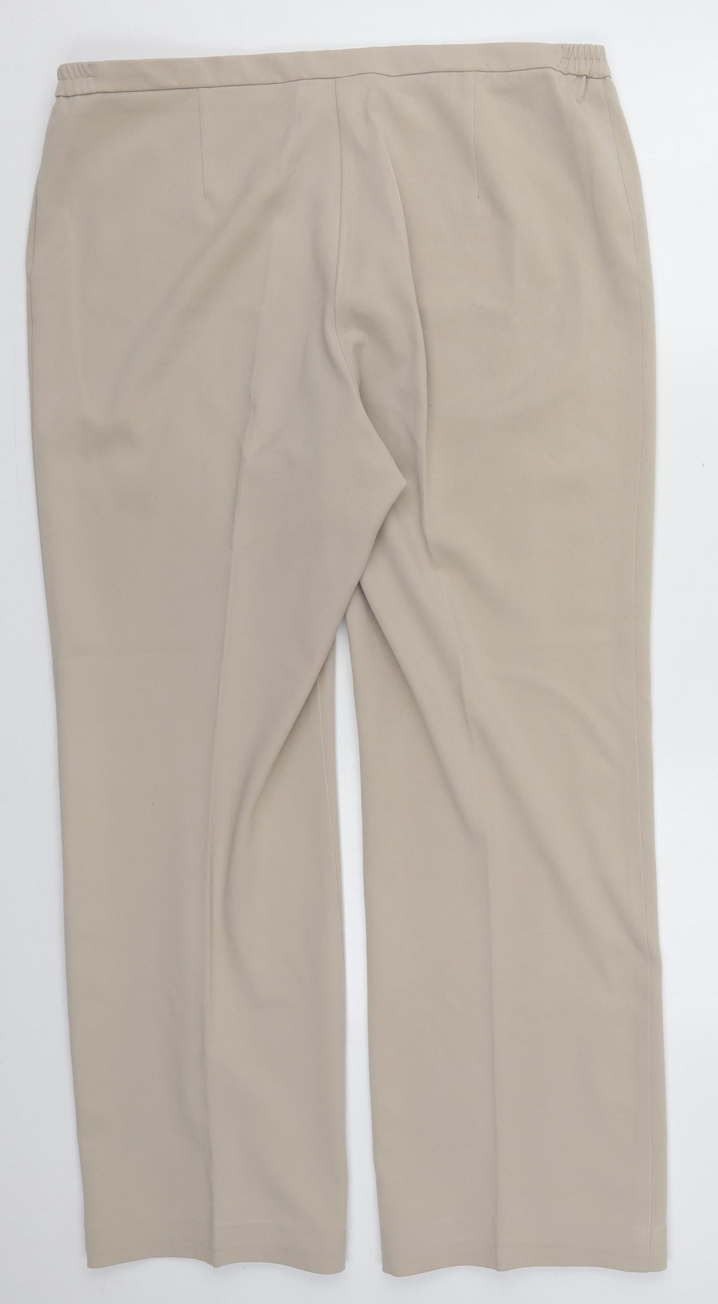 Womens UK Size 16 Gerard Regular Fit  Beige Trousers