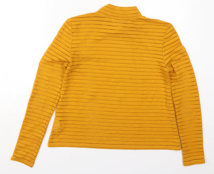 Womens UK Size 8 Marks and Spencer Orange Basic T-Shirt