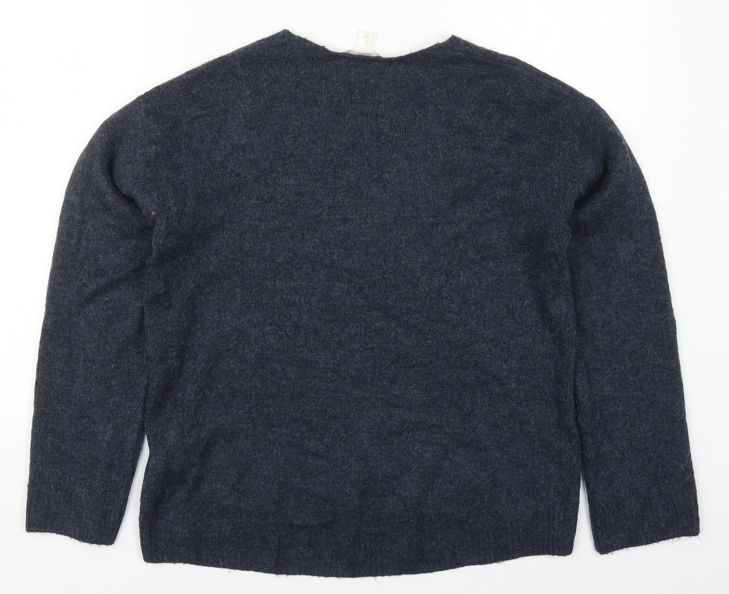 Womens UK Size XS H&M Blue Pullover Jumper