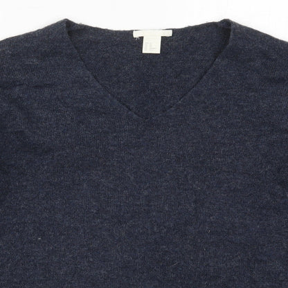 Womens UK Size XS H&M Blue Pullover Jumper