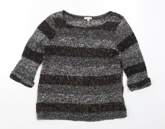 Womens UK Size 8 River Island Grey Pullover Jumper