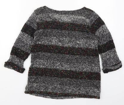 Womens UK Size 8 River Island Grey Pullover Jumper