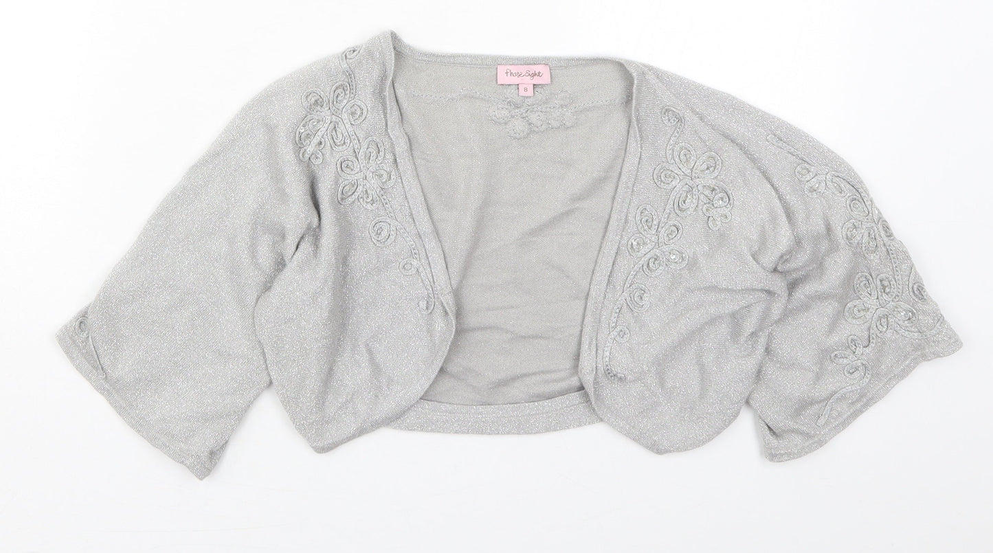 Womens UK Size 8 Phase Eight Grey Cardigan Jumper