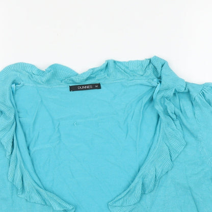 Womens UK Size M Dunnes Stores Blue Cardigan Jumper