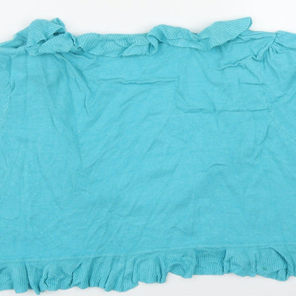 Womens UK Size M Dunnes Stores Blue Cardigan Jumper