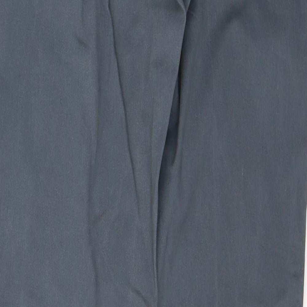 George Mens Blue  Cotton Straight Jeans Size 32 in L31 in Regular Button