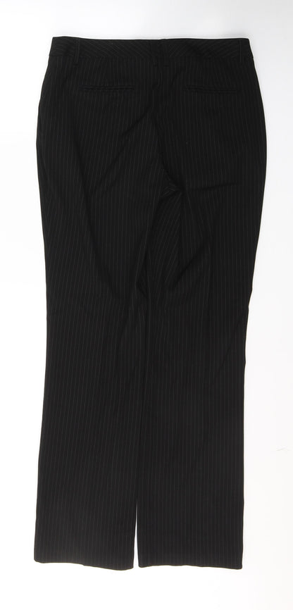 Womens UK Size 10 Dunnes Stores Regular Fit  Black Trousers
