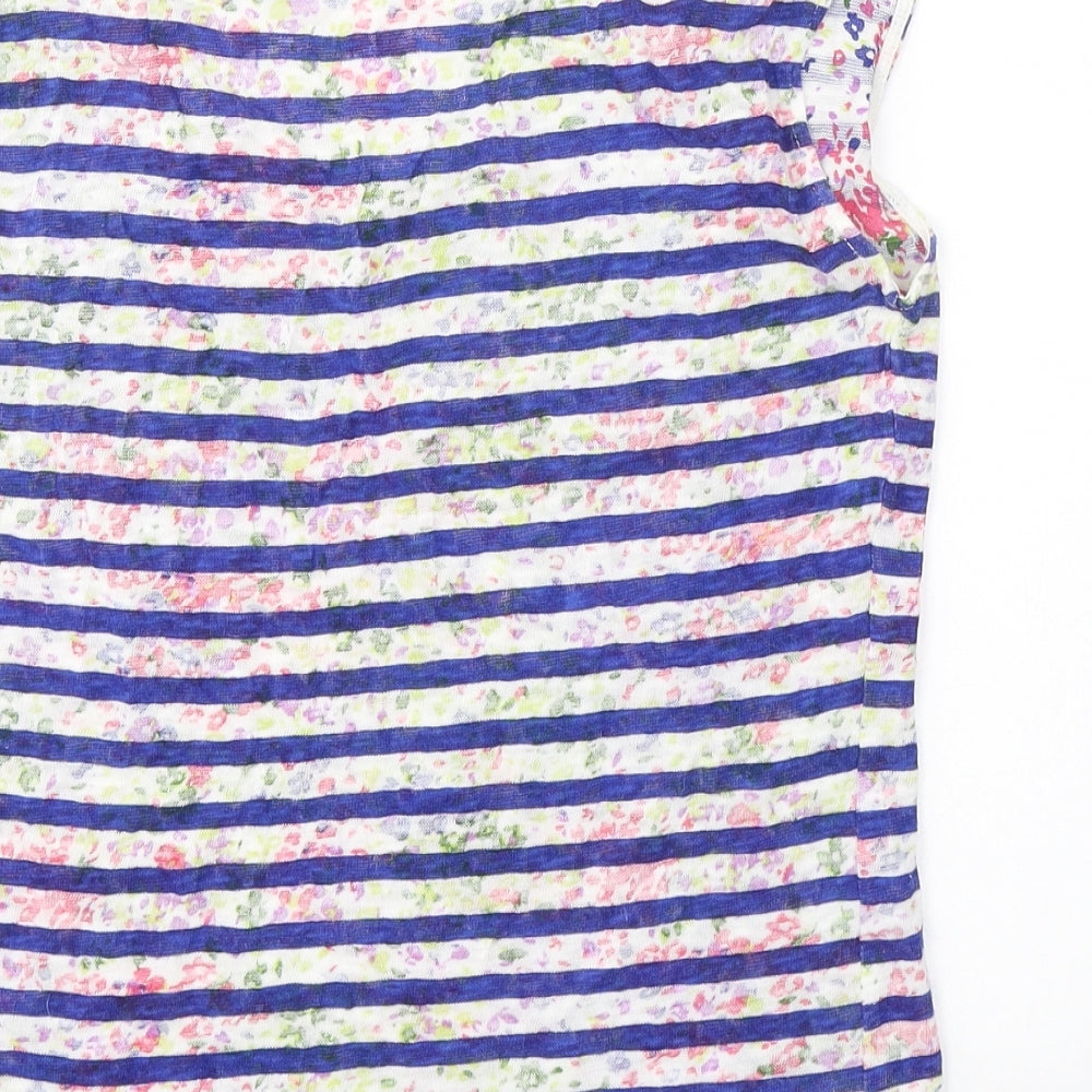 Womens UK Size M Villa Multicoloured Basic Tank