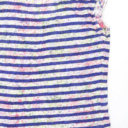 Womens UK Size M Villa Multicoloured Basic Tank