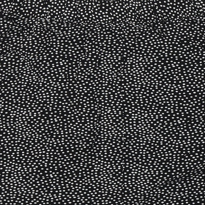 Papaya Womens Black Polka Dot Viscose Flare Skirt Size 12