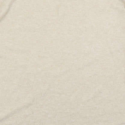 Primark Womens Beige Crew Neck  Polyester Pullover Jumper Size S