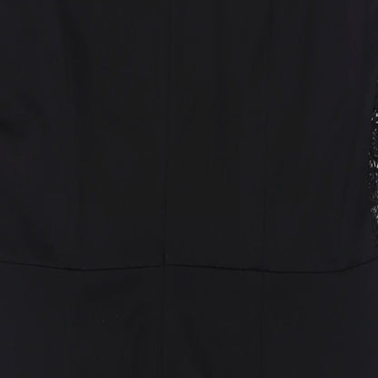 Savida Womens Black  Polyester A-Line  Size 16  Collared Zip