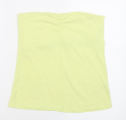 Womens UK Size M Dunnes Stores Green Basic Tank