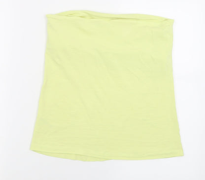 Womens UK Size M Dunnes Stores Green Basic Tank