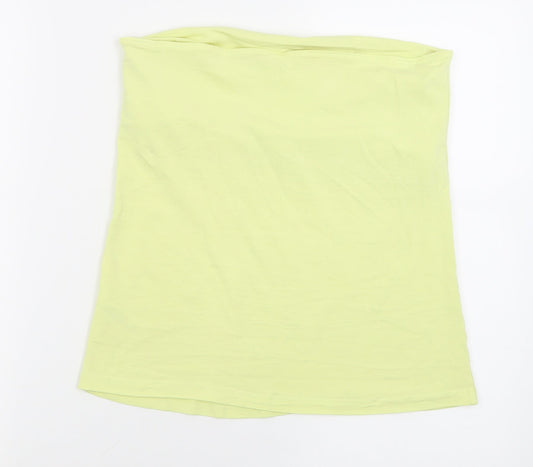 Womens UK Size M Dunnes Stores Green Basic Tank