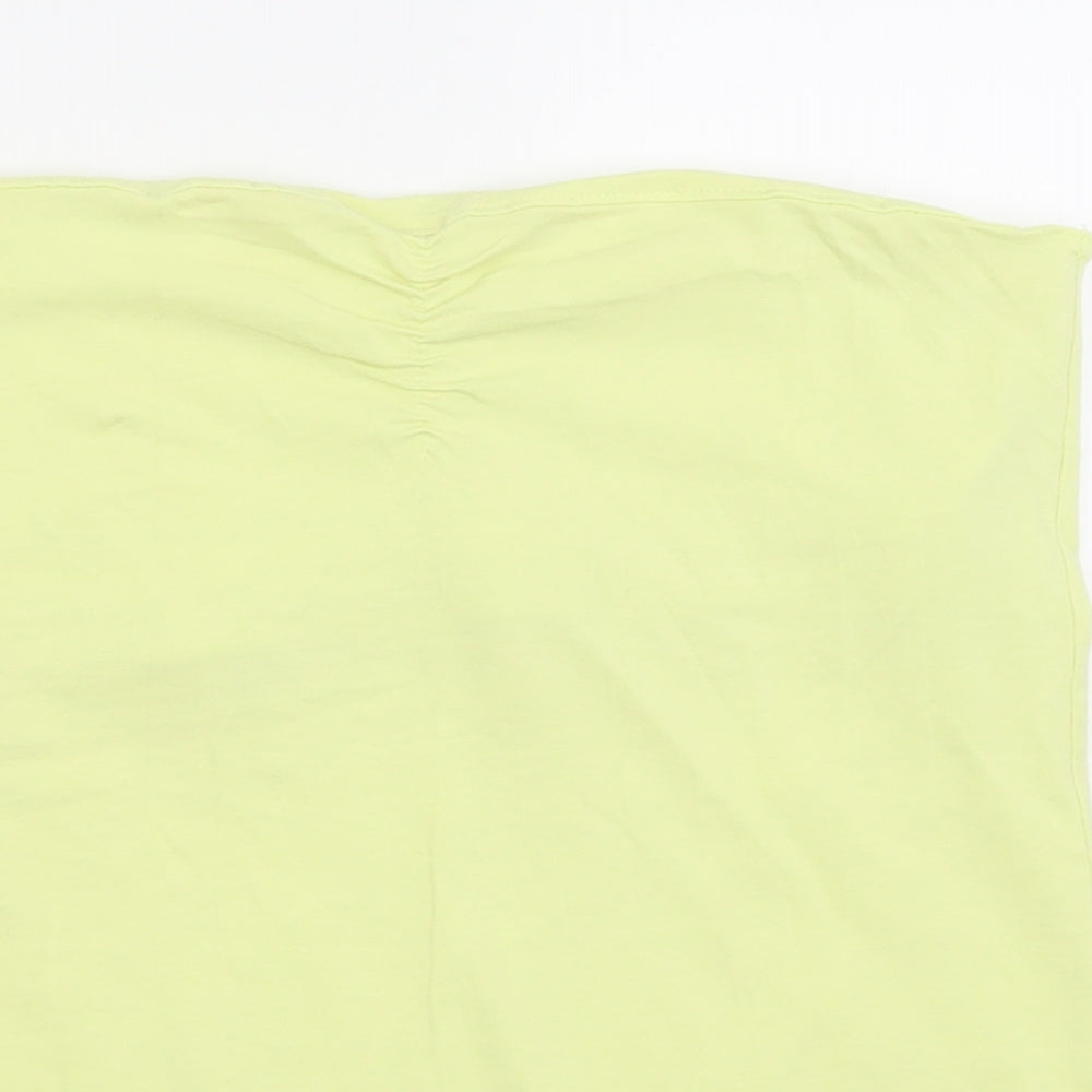 Womens UK Size M Dunnes Stores Green Basic Tank