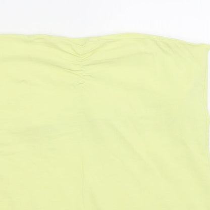 Womens UK Size M Dunnes Stores Green Basic Tank
