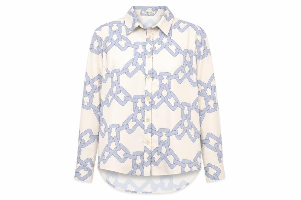 Womens UK Size S Drole de copine Beige Basic Button-Up