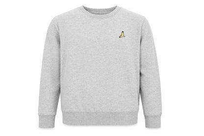 Mens UK Size S Brave Soul Grey Pullover Sweatshirt