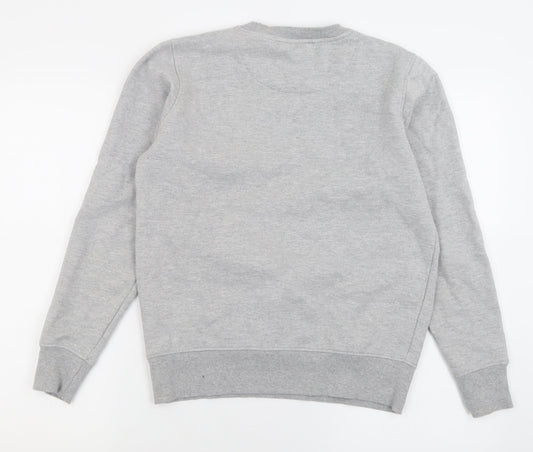Mens UK Size S Brave Soul Grey Pullover Sweatshirt