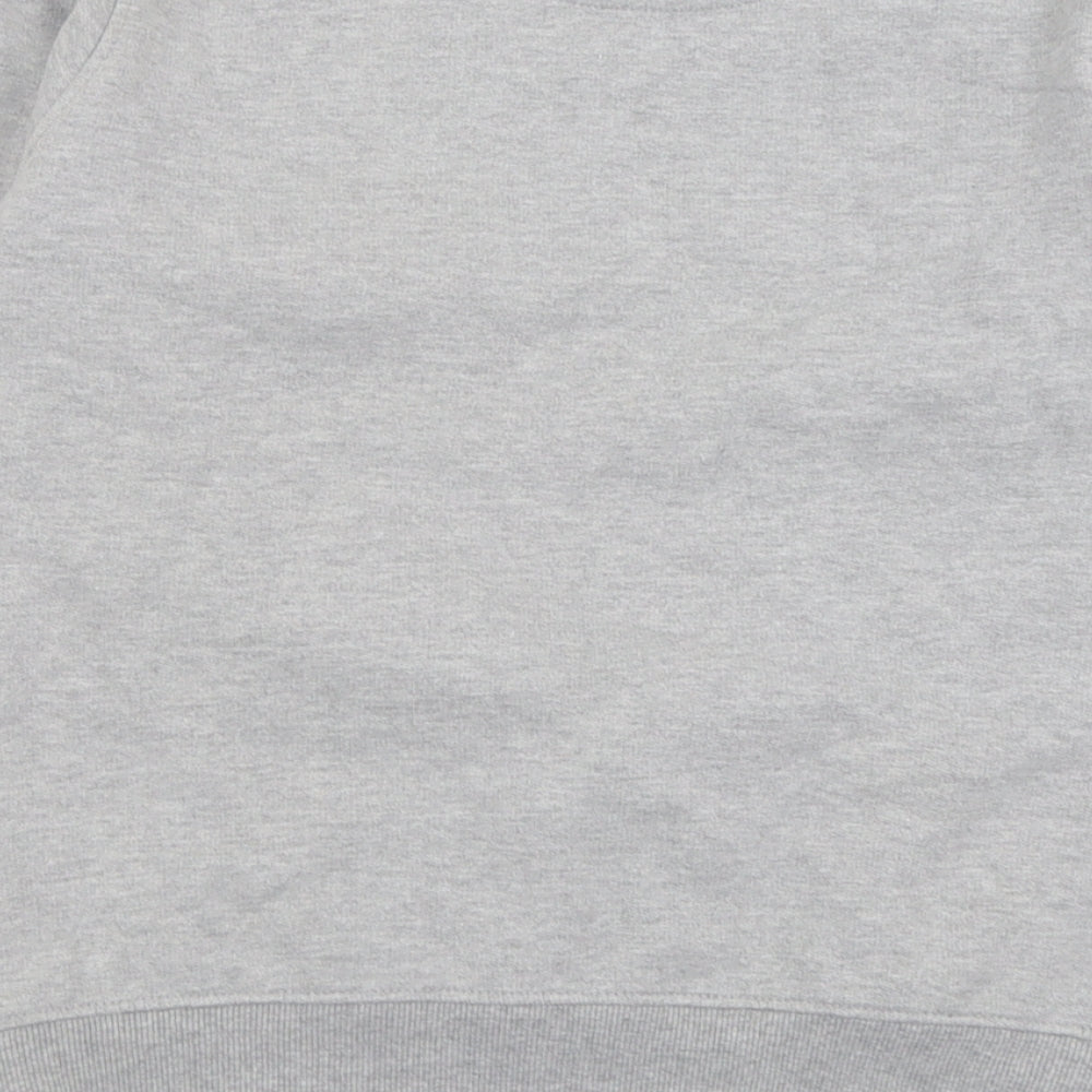 Mens UK Size S Brave Soul Grey Pullover Sweatshirt