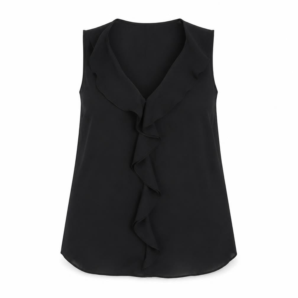 Womens UK Size 10 Marks and Spencer Black Basic Tank